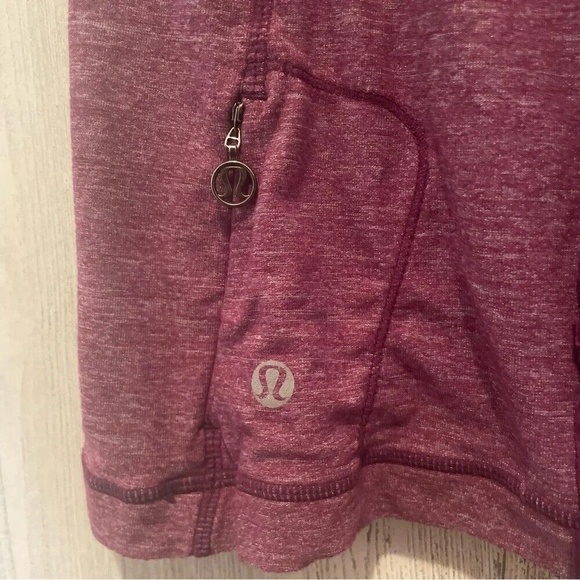 Lululemon Run Free Tank- Heathered Plum Size 8 - Picture 3 of 8